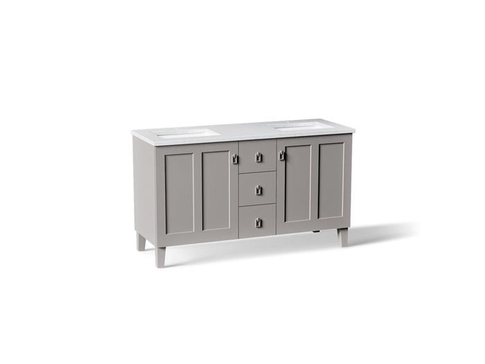 Kohler - Poplin Vanity, 60 Combo