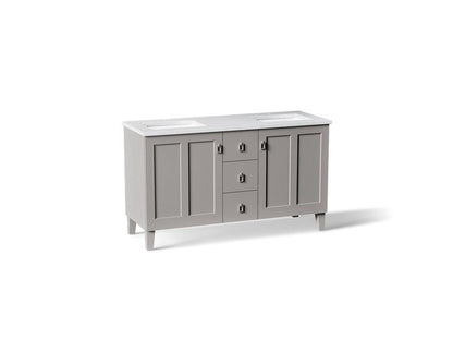 Kohler - Poplin Vanity, 60 Combo