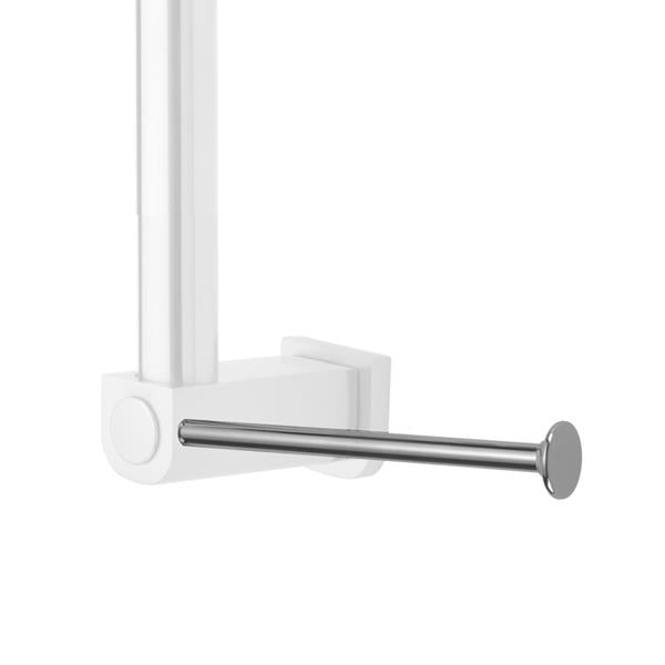 Jaclo - Vertical Right Contemporary Grab Bar Toilet Paper or Wash Cloth Holder