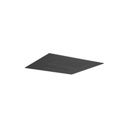 Flusso - 15 Inch Stainless Steel Flush Mount Rainhead With Cascade Waterfall