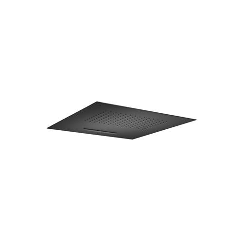 Flusso - 15 Inch Stainless Steel Flush Mount Rainhead With Cascade Waterfall