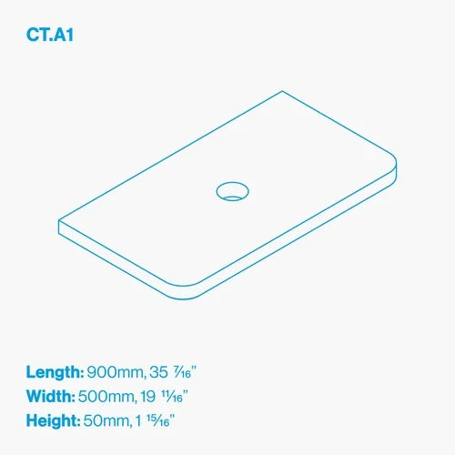 Kast - Countertop A1 - Curved Edges