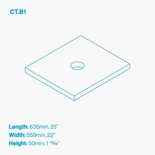 Kast - Countertop B1 - 25 x 22 Inch