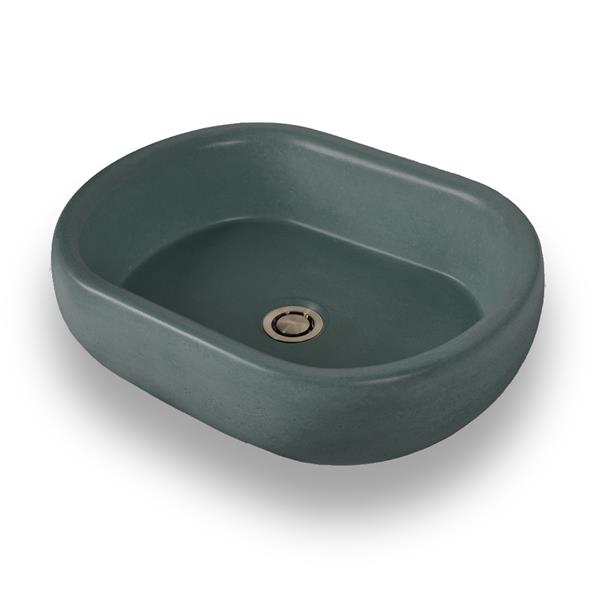 Lacava - Newterra Vessel Sink Made Of Concrete, No Overflow.