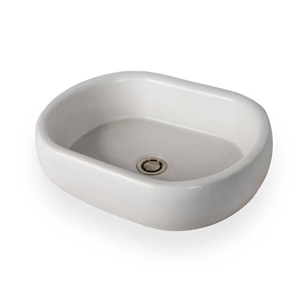 Lacava - Newterra Vessel Sink Made Of Concrete, No Overflow.