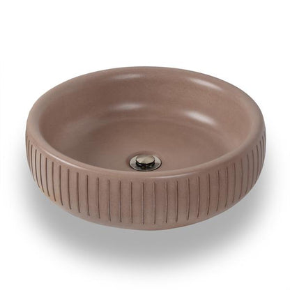 Lacava - Newterra Vessel Sink Made Of Concrete, No Overflow