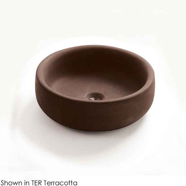 Lacava - Newterra Vessel Sink Made Of Concrete, No Overflow