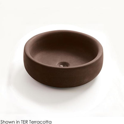 Lacava - Newterra Vessel Sink Made Of Concrete, No Overflow