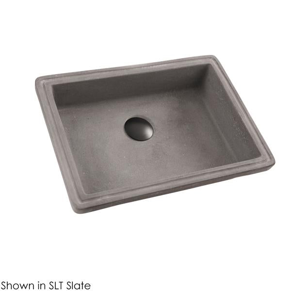 Lacava - Newterra Undermount Sink Made Of Concrete, No Overflow.