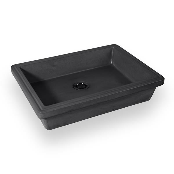 Lacava - Newterra Undermount Sink Made Of Concrete, No Overflow.