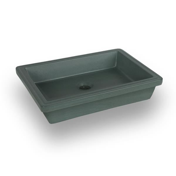 Lacava - Newterra Undermount Sink Made Of Concrete, No Overflow.