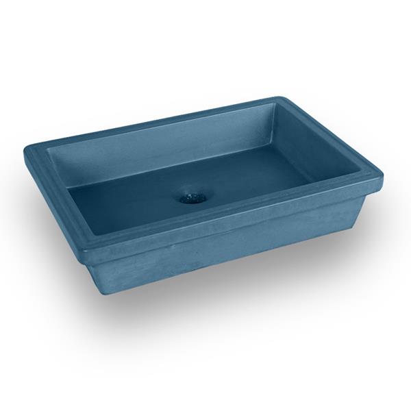 Lacava - Newterra Undermount Sink Made Of Concrete, No Overflow.