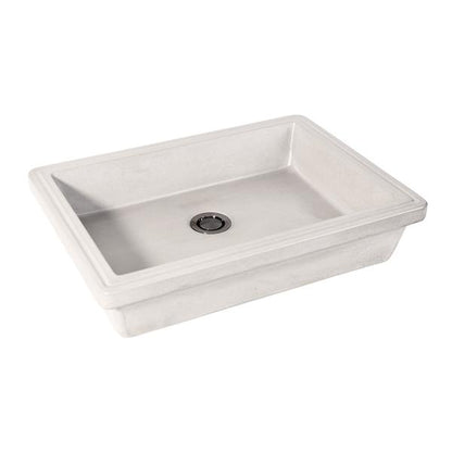 Lacava - Newterra Undermount Sink Made Of Concrete, No Overflow.
