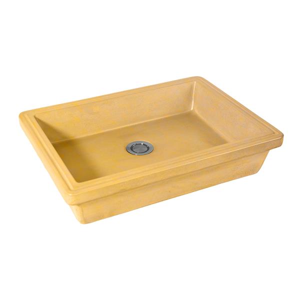 Lacava - Newterra Undermount Sink Made Of Concrete, No Overflow.
