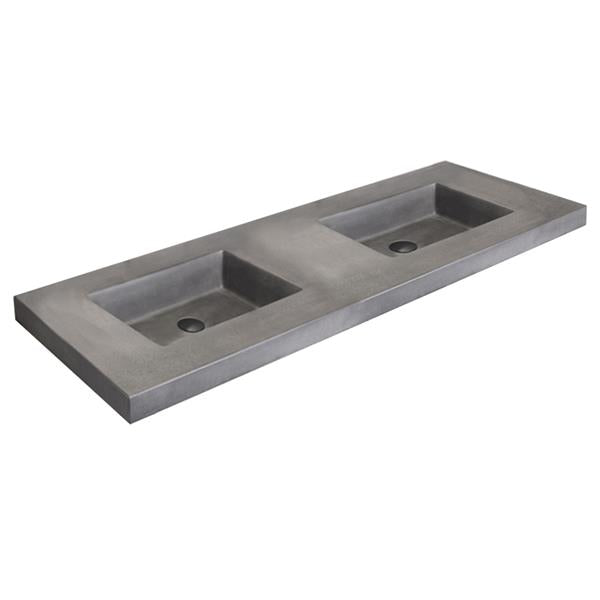 Lacava - Newterra Countertop Made Of Concrete For Vanity Ntr-Un-60