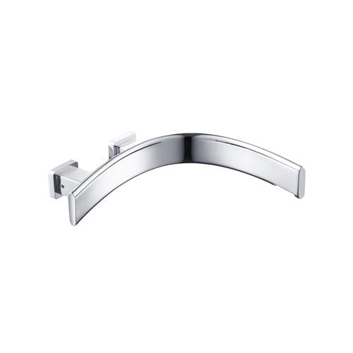 Flusso - Wall Mount Tub Spout - Right Facing Curvature