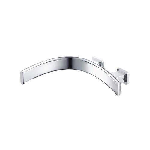 Flusso - Wall Mount Faucet Spout - Left Facing Curvature