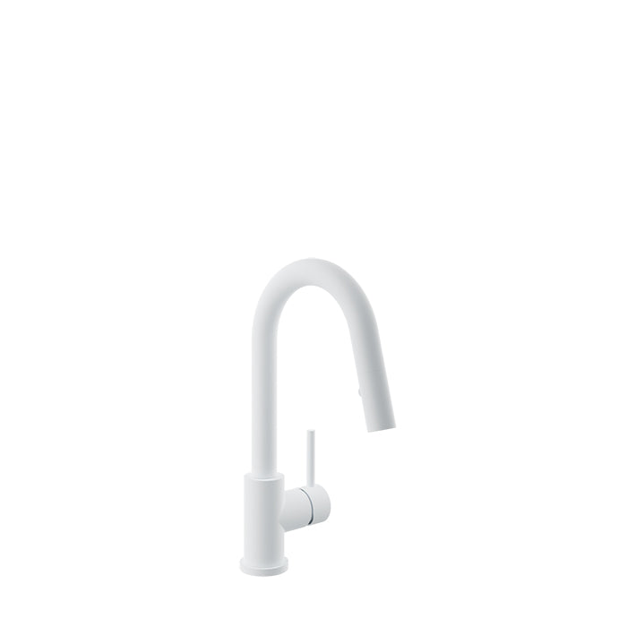 Baril - Unick II Single hole bar / prep kitchen faucet with 2-function pull-down spray