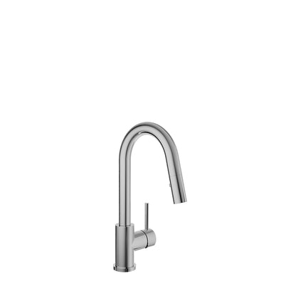 Baril - Unick II Single hole bar / prep kitchen faucet with 2-function pull-down spray