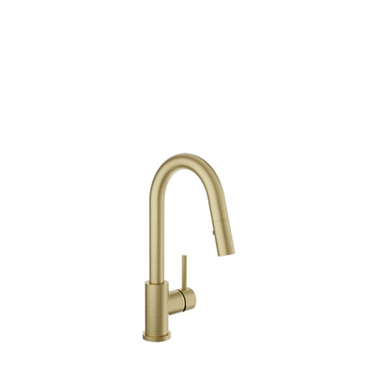 Baril - Unick II Single hole bar / prep kitchen faucet with 2-function pull-down spray