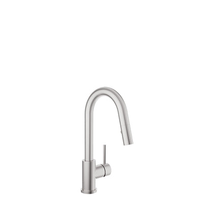Baril - Unick II Single hole bar / prep kitchen faucet with 2-function pull-down spray