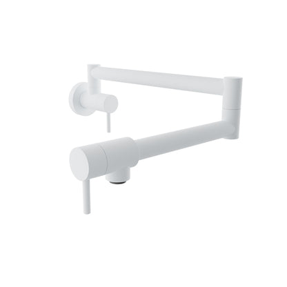 Baril - Unick Single hole wall-mounted pot filler with two handles