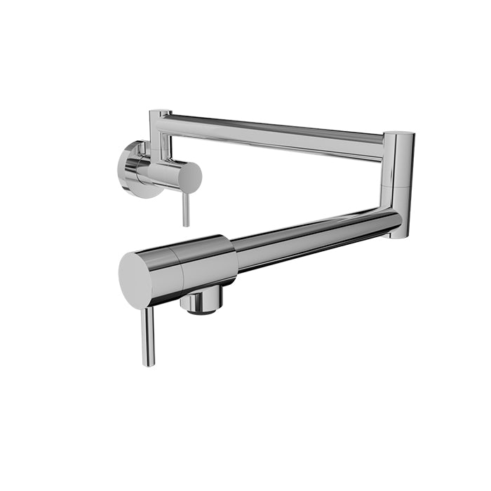Baril - Unick Single hole wall-mounted pot filler with two handles