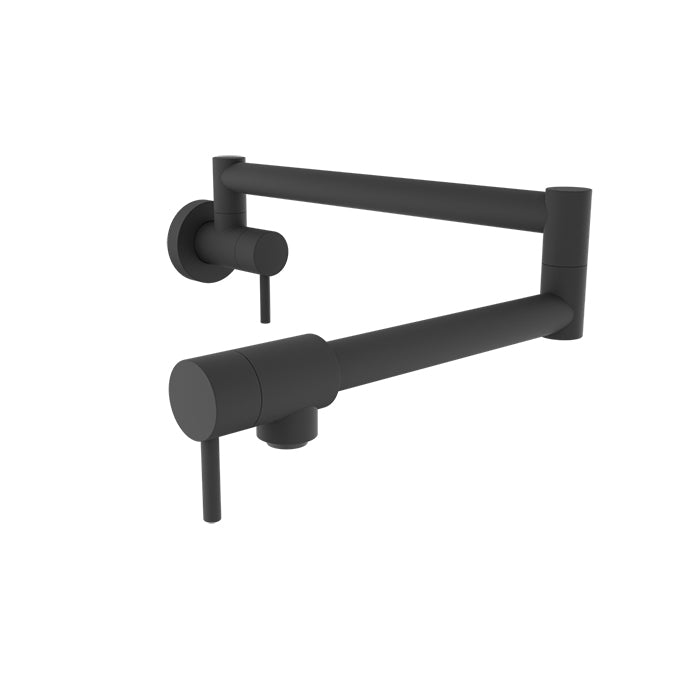 Baril - Unick Single hole wall-mounted pot filler with two handles