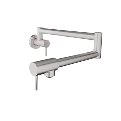 Baril - Unick Single hole wall-mounted pot filler with two handles