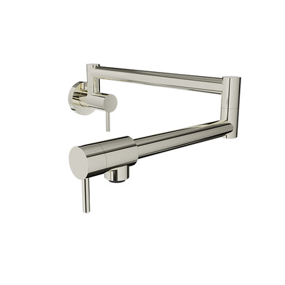 Baril - Unick Single hole wall-mounted pot filler with two handles