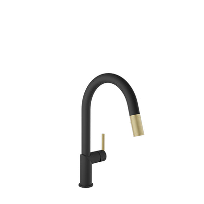 Baril - Vision III Single hole kitchen faucet with 2-function pull-down spray