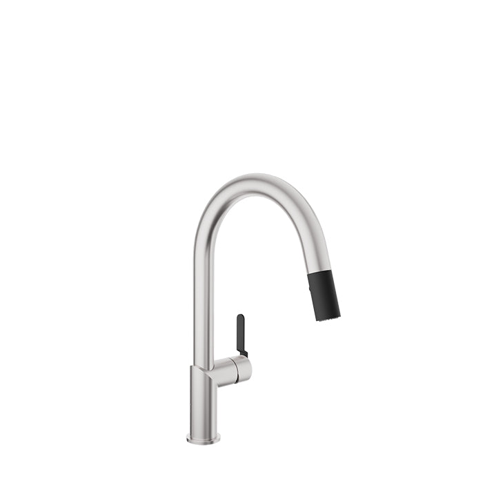 Baril - Vision III Single hole kitchen faucet with 2-function pull-down spray