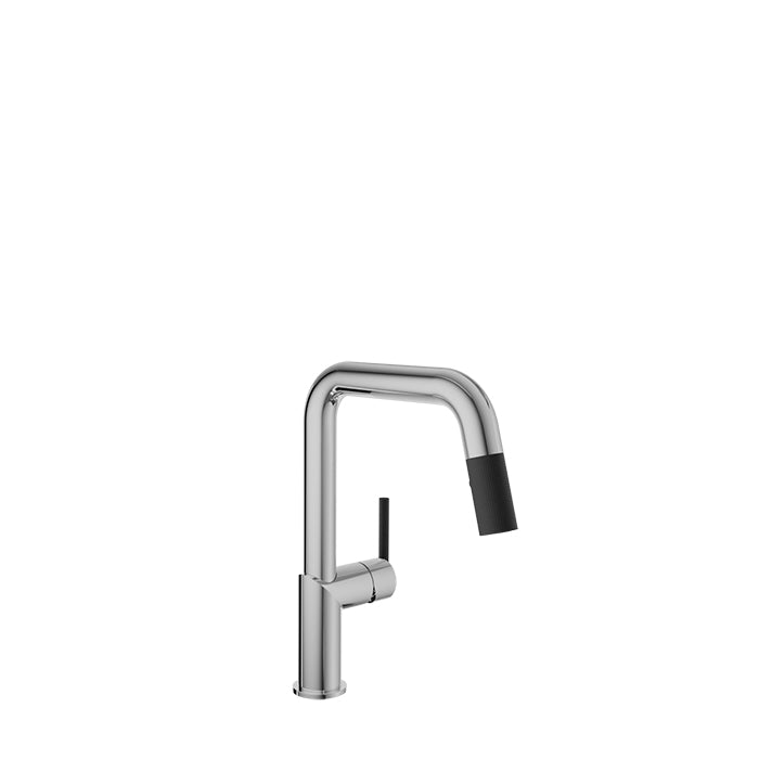 Baril - Vision IV Single hole kitchen faucet with 2-function pull-down spray