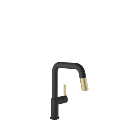 Baril - Vision IV Single hole kitchen faucet with 2-function pull-down spray