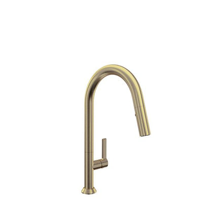 Baril - Arte High single hole kitchen faucet with 2-function pull-down spray