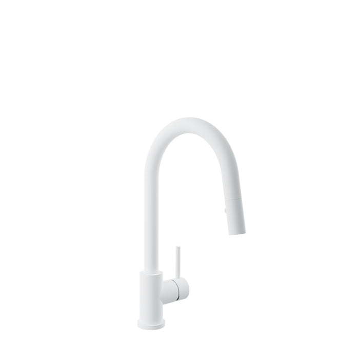Baril - Unick Modern single hole kitchen faucet with single lever and 2-function pull-down spray