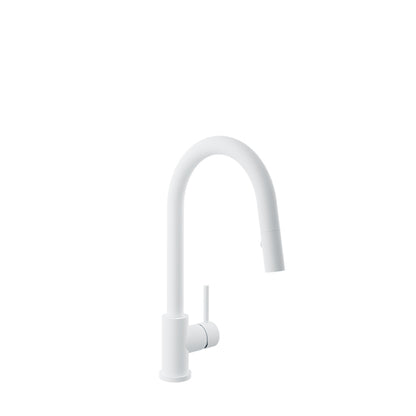 Baril - Unick Modern single hole kitchen faucet with single lever and 2-function pull-down spray