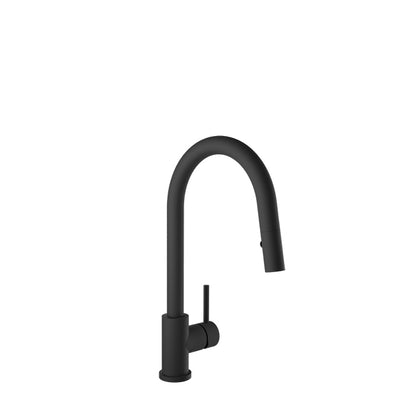 Baril - Unick Modern single hole kitchen faucet with single lever and 2-function pull-down spray