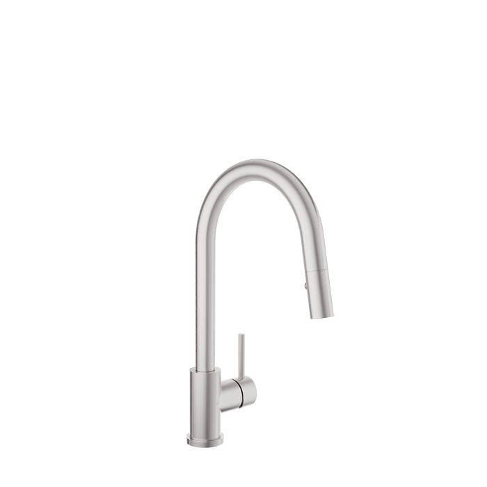 Baril - Unick Modern single hole kitchen faucet with single lever and 2-function pull-down spray
