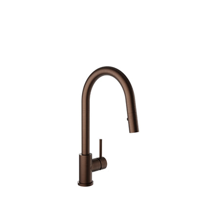 Baril - Unick Modern single hole kitchen faucet with single lever and 2-function pull-down spray