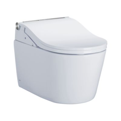 Toto - RP Wall-Hung D-Shape Toilet with RW Bidet Seat and DuoFit In-Wall