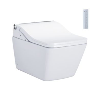Toto -  SP Washlet+ SW Wall-Hung Square-Shape Toilet With Auto Flush (0.9 & 1.28 Gpf)