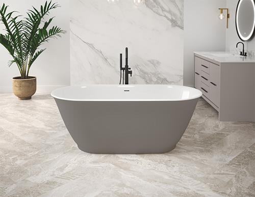 Fleurco - Aria Stone Calla Tub 62 X 29