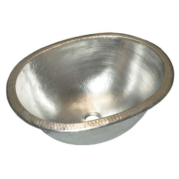 Native Trails - Cameo Oval hand hammered copper bathroom sink