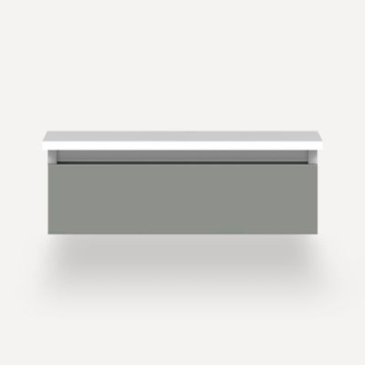 Robern - Cartesian Vanity, 24X7.5X21, False Fronts, Selectable Night Light