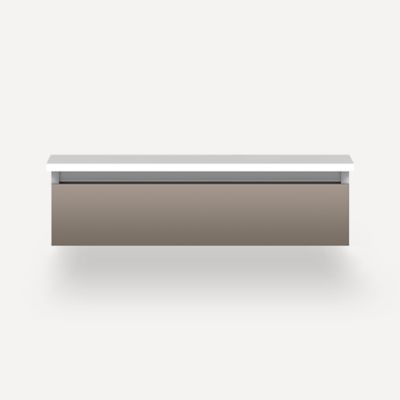 Robern - Cartesian Vanity, 30X7.5X18, Plumbing Drawer, Selectable Night Light