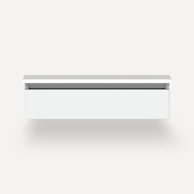 Robern - Cartesian Vanity, 30X7.5X18, Plumbing Drawer, Selectable Night Light