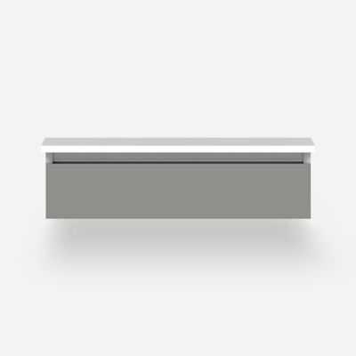 Robern - Cartesian Vanity, 30X7.5X18, Plumbing Drawer, Selectable Night Light