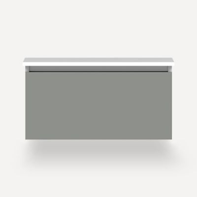 Robern - Cartesian Vanity, 30X15X21, Plumbing Drawer, Selectable Night Light