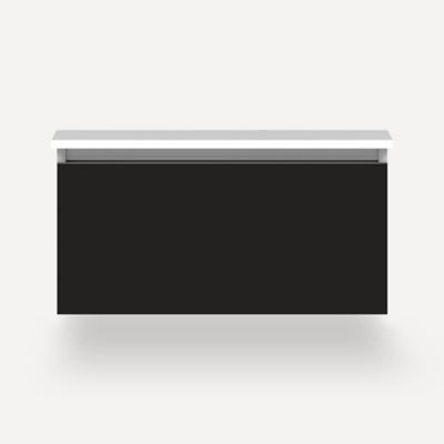 Robern - Cartesian Vanity, 30X15X21, Plumbing Drawer, Selectable Night Light